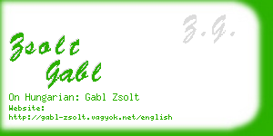 zsolt gabl business card